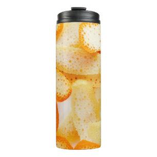 Orangenschalen Thermosbecher
