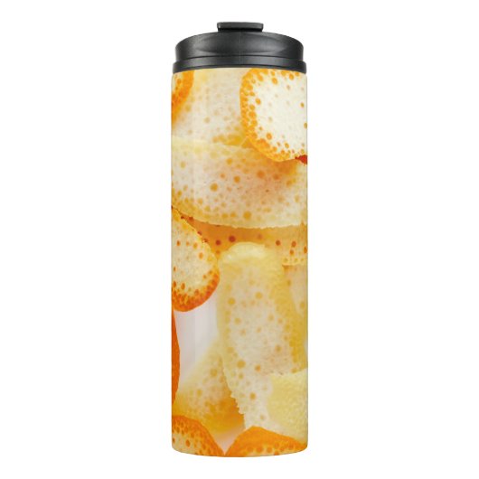 Orangenschalen Thermosbecher (Vorderseite)