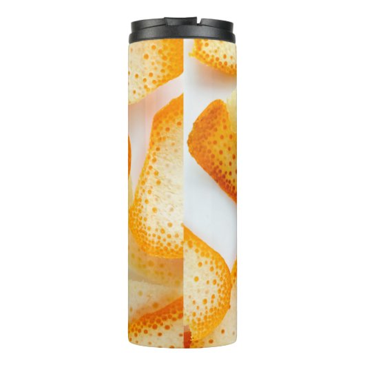 Orangenschalen Thermosbecher (Rückseite)
