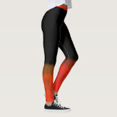 Orangenschatten Leggings (Rechts)