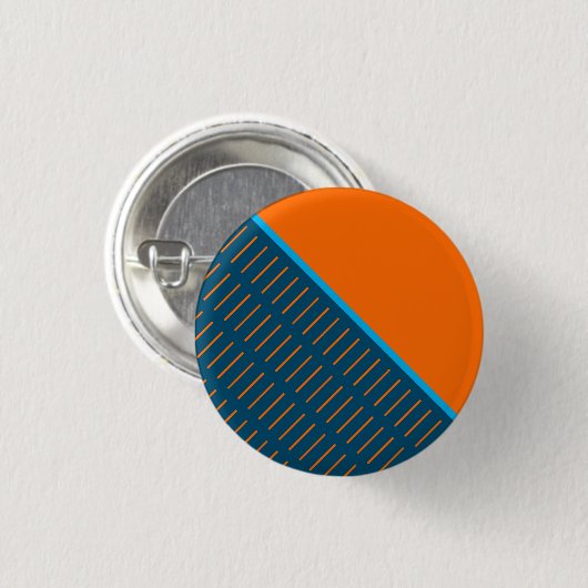 Orangenscheibe Button (Vorne & Hinten)
