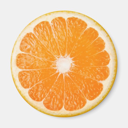 Orangenscheibe Magnet (Vorne)