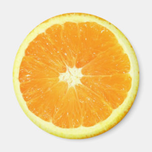 Orangenscheibe Magnet