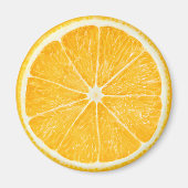 Orangenscheibe Magnet (Vorne)
