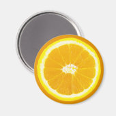 Orangenscheibe Magnet (Vorderseite/Rückseite)