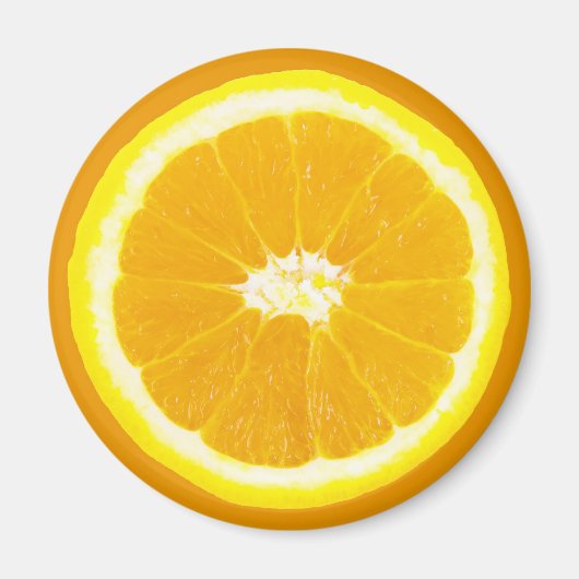 Orangenscheibe Magnet (Vorne)