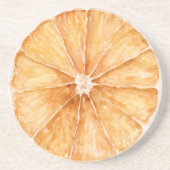 Orangenscheibe Obst Getränkeuntersetzer (Vorne)