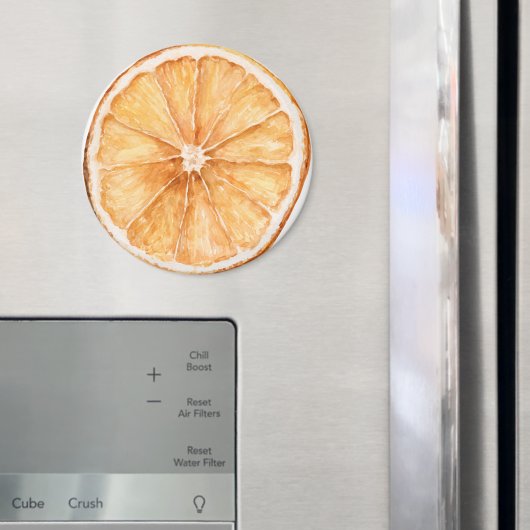Orangenscheibe Obst Magnet (In Situ (Kühlschrank))