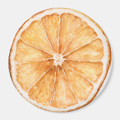 Orangenscheibe Obst Magnet (Vorne)