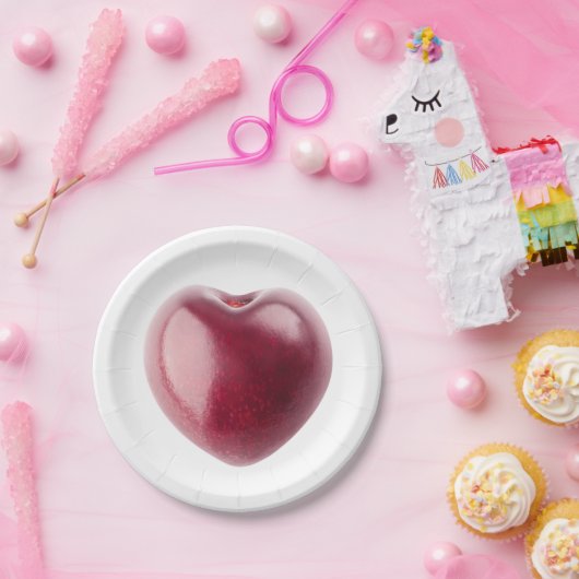 Orangenscheibe Pappteller (Party)