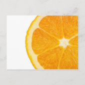 Orangenscheibe Postkarte (Vorderseite)