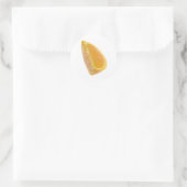 Orangenscheibe Runder Aufkleber (Tasche)