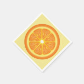 Orangenscheibe Serviette (Ecke)