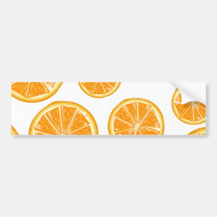 Orangenscheiben Autoaufkleber