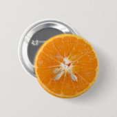 Orangenscheiben-Foto Button (Vorne & Hinten)