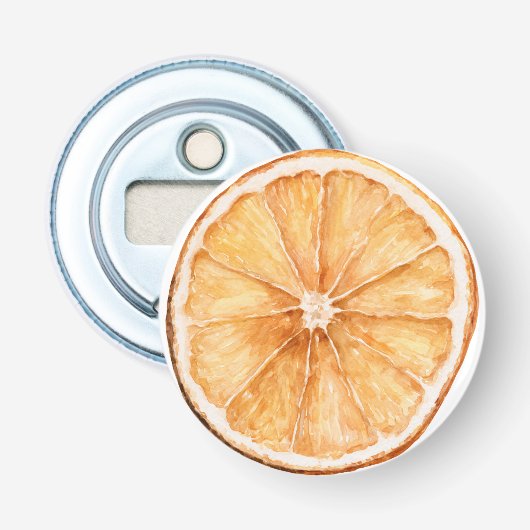 Orangenscheiben-Frucht Flaschenöffner (Vorderseite)