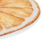 Orangenscheiben-Frucht Schneidebrett (Ecke)