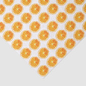 Orangenscheiben-Muster Seidenpapier (Ausschnitt)