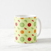 Orangenscheiben-Nahtloses Muster Kaffeetasse (VorderseiteRechts)