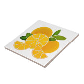 Orangenscheiben, Zitrusfrüchte Fliese (Seite)