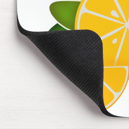 Orangenscheiben, Zitrusfrüchte Mousepad (Ecke)
