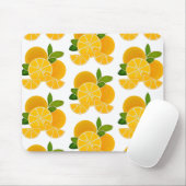 Orangenscheiben, Zitrusfrüchte Mousepad (Mit Mouse)