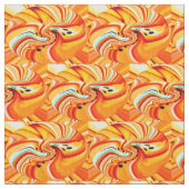 Orangenschick Stoff (Nahaufnahme)