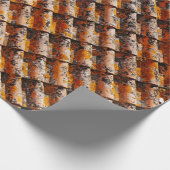 Orangenschindeln Geschenkpapier (Ecke)