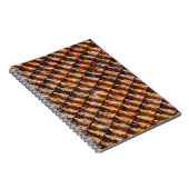 Orangenschindeln Notizblock (Rechte Seite)