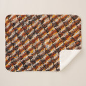 Orangenschindeln Sherpadecke (Vorderseite (Horizontal))