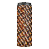Orangenschindeln Thermosbecher (Rückseite)