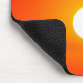 Orangensonne Mousepad (Ecke)