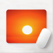Orangensonne Mousepad (Mit Mouse)