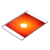 Orangensonne Notizblock (Linke Seite)