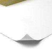 Orangensonne Poster (Ecke)