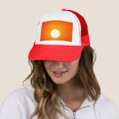 Orangensonne Truckerkappe (Beispiel)