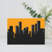 Orangenstadt Einladung (Stehend Vorderseite)