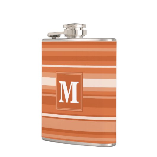 Orangenstreifen Flachmann (Links)