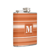 Orangenstreifen Flachmann (Rechts)