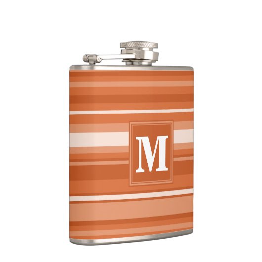 Orangenstreifen Flachmann (Rechts)