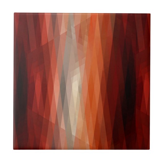 Orangenstreifen Fliese (Vorderseite)