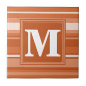 Orangenstreifen Fliese (Vorderseite)