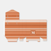 Orangenstreifen Geschenkschachtel (Ungefaltet)