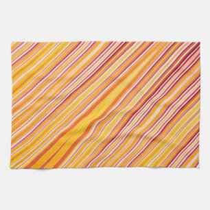 Orangenstreifen Geschirrtuch