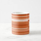 Orangenstreifen Kaffeetasse (Mittel)