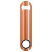 Orangenstreifen Speed Flaschenöffner (Rückseite)