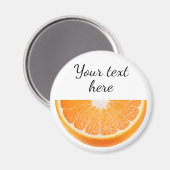 Orangenstück Magnet (Vorderseite/Rückseite)