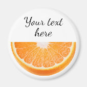 Orangenstück Magnet (Vorne)