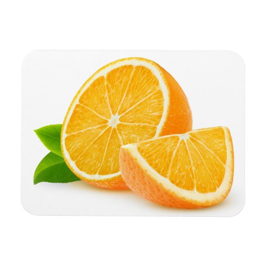 Orangenteile Magnet (Horizontal)