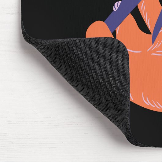 Orangentier Mousepad (Ecke)
